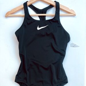 Girls Nike Swimsuit One Piece Racerback Size Large